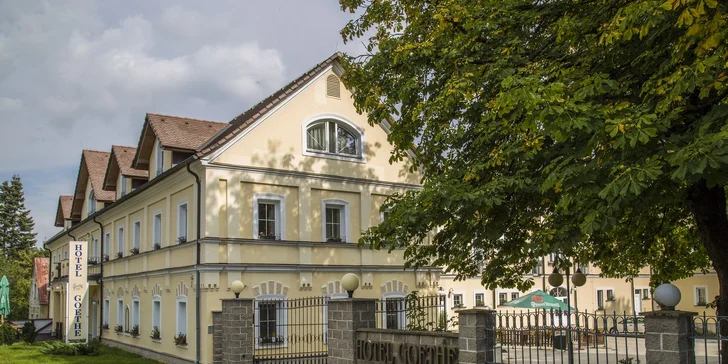 Relax s polopenzí a neomezeným bazénem v hotelu Goethe v Mariánských Lázních