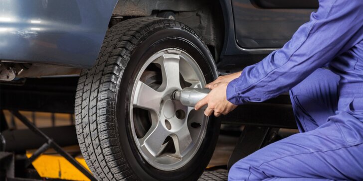 Výměna celých kol nebo přezutí včetně vyvážení, nahuštění a demontáže pneumatik