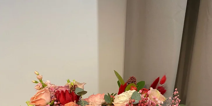 Vyzvednutí květin si zamluvte 2 dny předem.