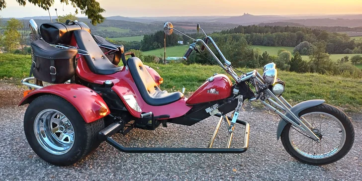 Zapůjčení motorové tříkolky Boom Chopper na 1 nebo 3 dny