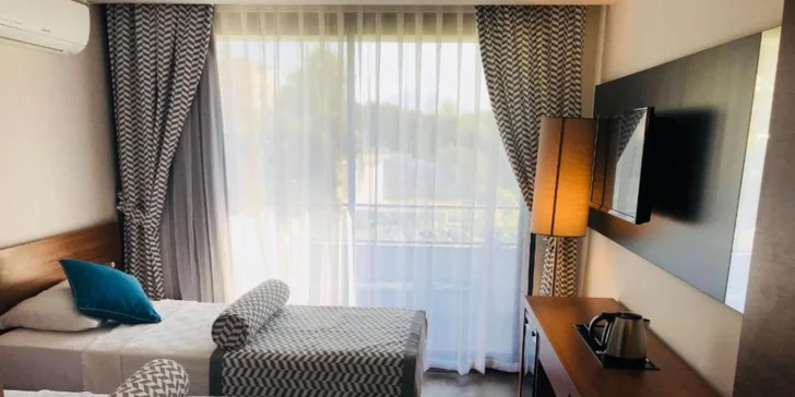 Díky menší kapacitě hotelu si zde užijete klid, který je v rušné Alanyi vzácným zbožím.
