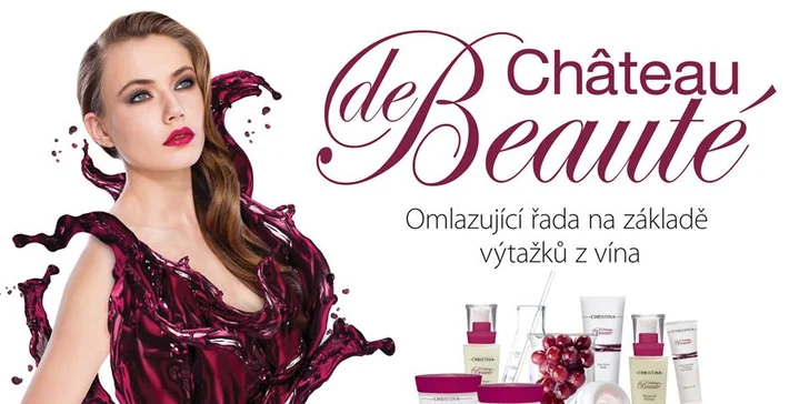 Omlazující ošetření pleti kosmetikou Christina + zábal rukou