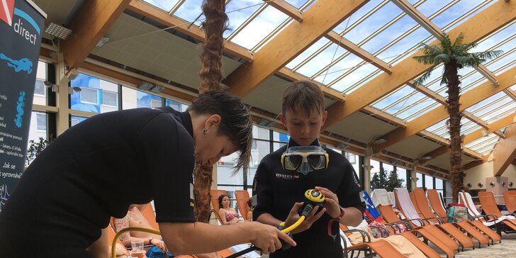 Staňte se potápěčem: kompletní kurz indoor potápění v bazénu u Prahy