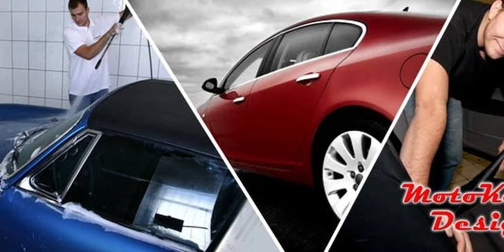249 Kč za ruční mytí a očistu vašeho automobilu. Komplexní příprava vozu na dovolenou se 74% slevou jen v Motokenny Design!