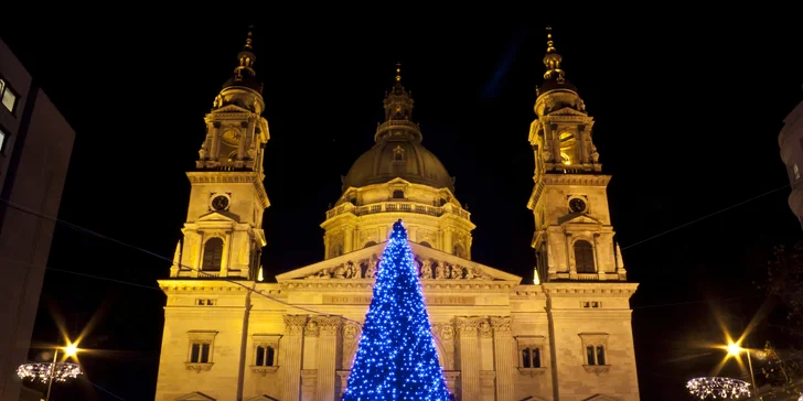 Předvánoční Budapešť: 3 noci se snídaní, adventní trhy i návštěva lázní