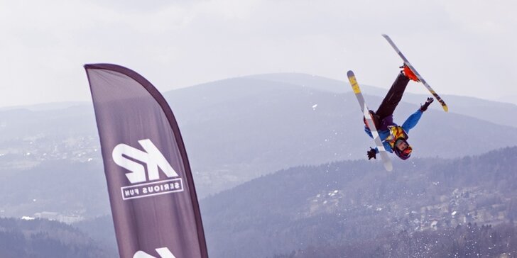 Naučte se salto za den: skok do air bagu na lyžích nebo snowboardu