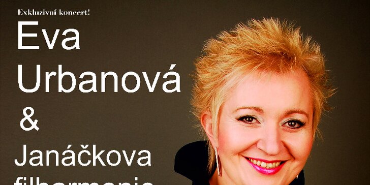 Jedinečný koncert v Ostravě: Eva Urbanová v doprovodu Janáčkovy filharmonie