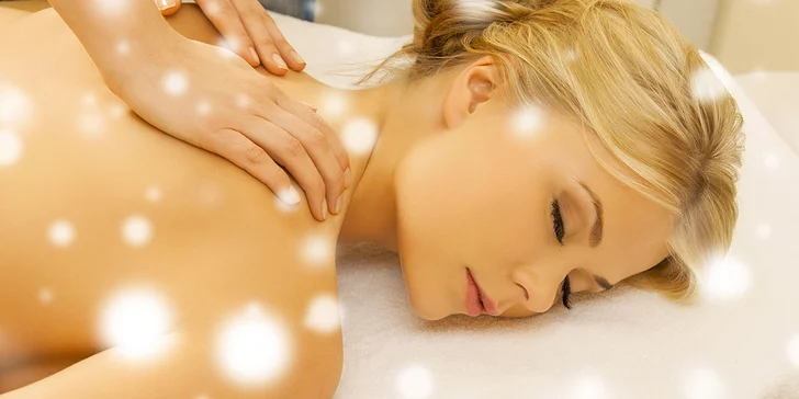Dárkový relaxační balíček – masáž, lymfodrenáž a skořicový zábal