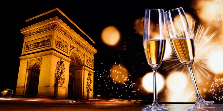 Oslavte Silvestr v Paříži: Cesta autokarem, noc v hezkém hotelu a služby průvodce