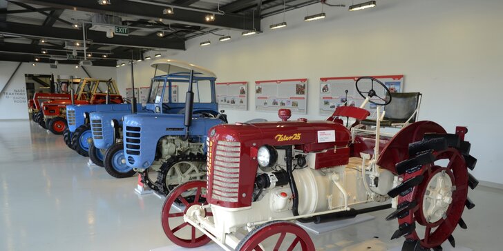 Vstupenka do světa traktorů v Zetor Gallery pro jednoho i celou rodinu