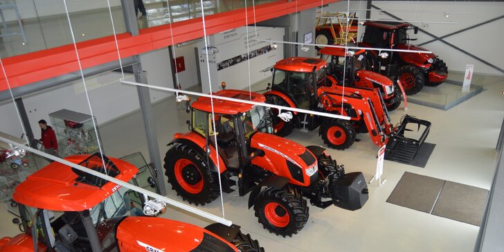 Vstupenka do světa traktorů v Zetor Gallery pro jednoho i celou rodinu
