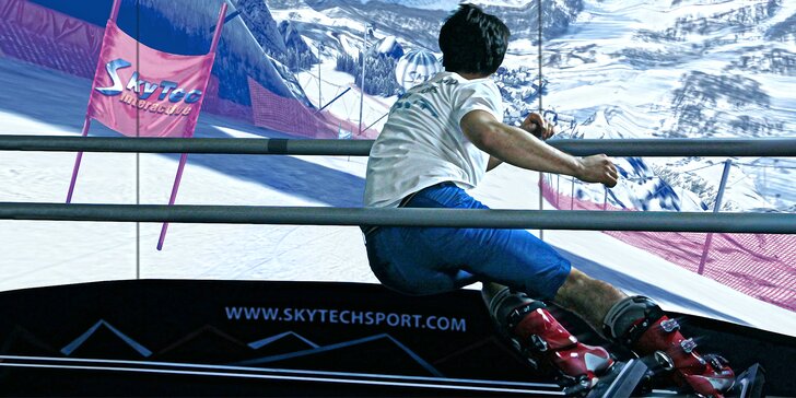 Než skočíte na lyže: 2 lekce carvingu zkusmo na trenažéru Skytec Interactiv