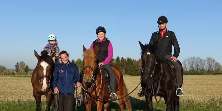 Výlet za koňmi: Projížďka na koni v přírodě pro děti i dospělé