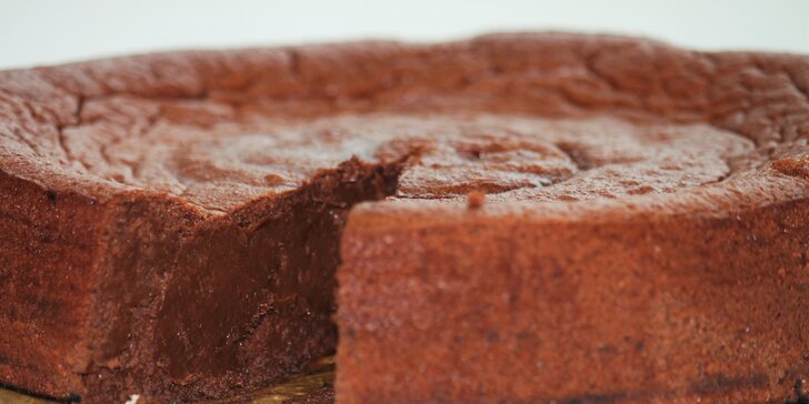Celý čokoládový fondantový dort jako z ráje: možno i bezlepkový