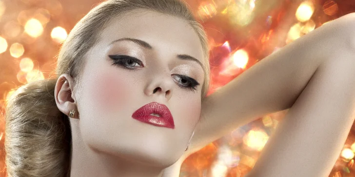 Staňte se královnou noci - Večerní líčení a hairstyling včetně zkoušky