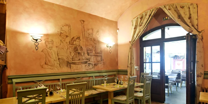 2 pizzy a 2 nealko nápoje v restauraci Vabene