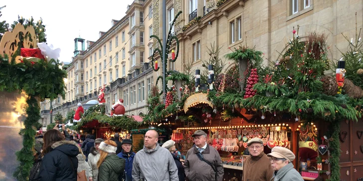 Drážďany busem: nákupy dárků v Primarku nebo prohlídka města v době adventu