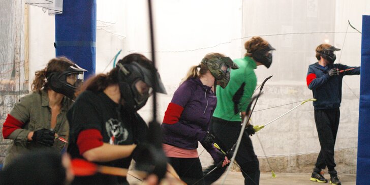 Zahrajte si na lučištníky, zkuste archery game: super zábava až pro 10 střelců