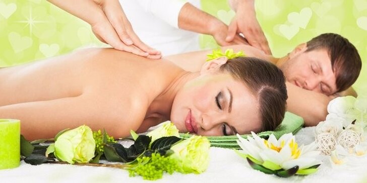 Partnerské hýčkání: Hodinová thajská masáž se sektem v salonu Thai Sun