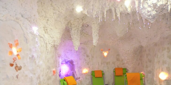 50minutová relaxace v solné jeskyni Fantazie