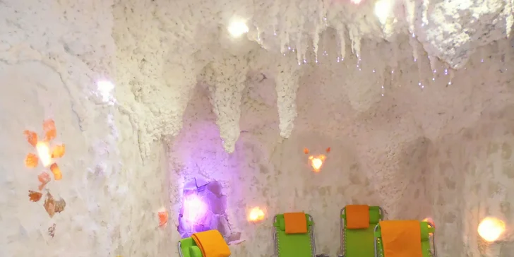Relax i posílení organismu: 50 minut v solné jeskyni Fantazie