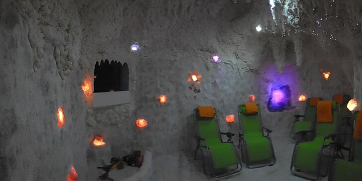 Relax i posílení organismu: 50 minut v solné jeskyni Fantazie