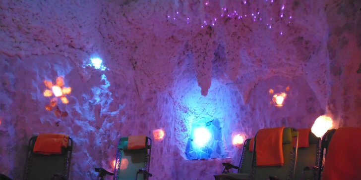 Užijte si solnou terapii: 50 minut v solné jeskyni Fantazie