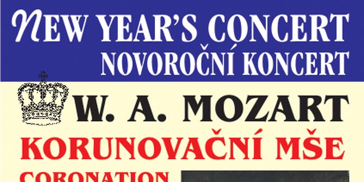 Novoroční koncert: Mozartova Korunovační mše U Salvátora