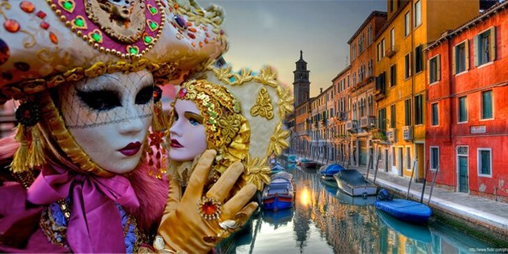 Proslulý karneval v romantických Benátkách vč. ubytování se snídaní