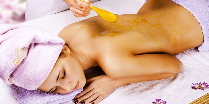 Parádní relax s medovou nebo aromaterapeutickou masáží