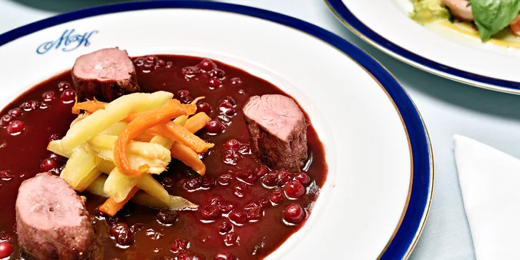 6 chodů do gurmánského nebe: Menu se zvěřinovými specialitami pro dva