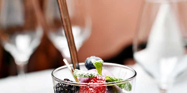 6chodové kachní menu pro dva gurmány v restauraci U Modré kachničky