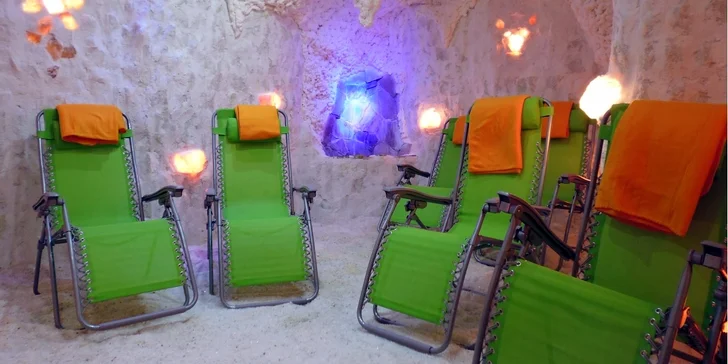 Relax i posílení organismu: 50 minut v solné jeskyni Fantazie
