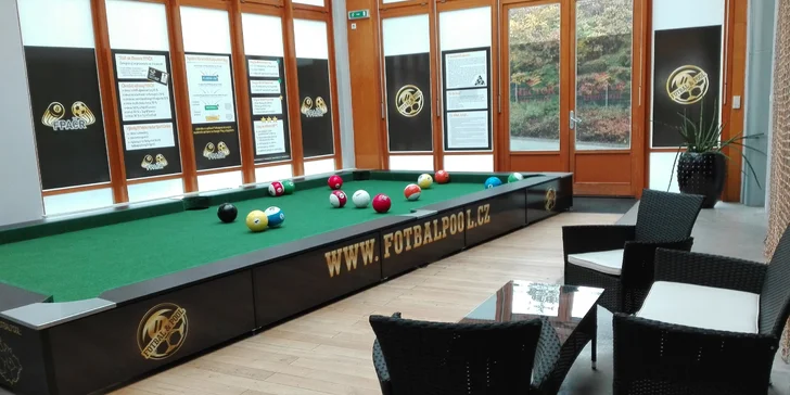 Fotbalpool: I na kulečníkovém stole můžete dát gól