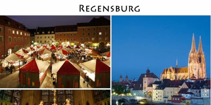 Nejkrásnější adventní města Bavorska: Regensburg a Amberg s relaxací v lázních