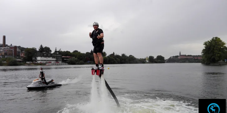 Flyboard: let nad hladinou vody v Praze, Olomouci i na Mácháči