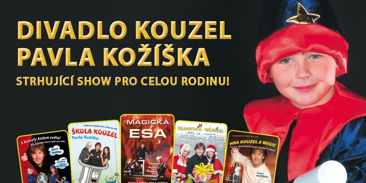 Darujte kouzelný a magický dárek dětem - kouzelnické představení