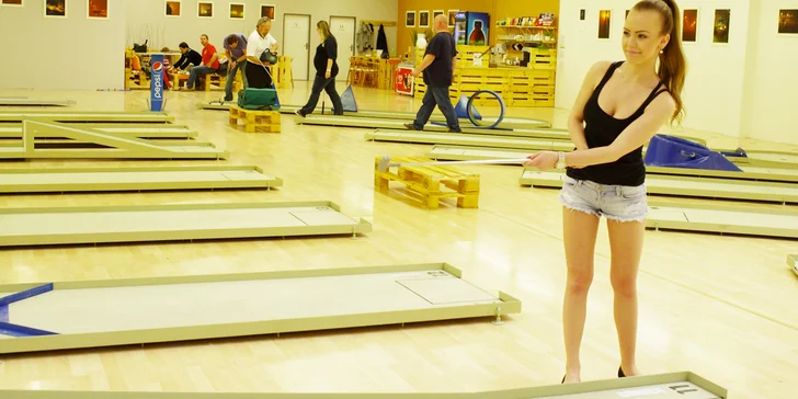 90minutový Indoor Minigolf v OC Futurum Brno