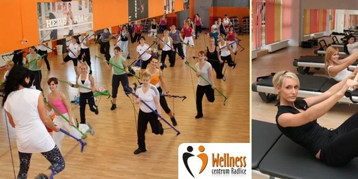 220 Kč za permanentku na 5 vstupů na různé druhy cvičení ve Wellness centru Radlice! Pilates, Body styling, Jóga, P-Class a mnoho dalších se slevou 56 %.