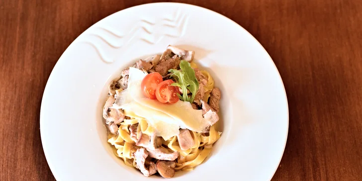 S vůní Středomoří: Čerstvé tagliatelle s omáčkou dle výběru pro 1 nebo 2