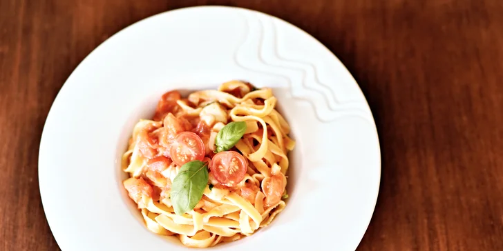 S vůní Středomoří: Čerstvé tagliatelle s omáčkou dle výběru pro 1 nebo 2