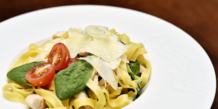 S vůní Středomoří: Čerstvé tagliatelle s omáčkou dle výběru pro 1 nebo 2