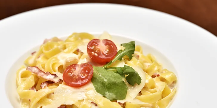 S vůní Středomoří: Čerstvé tagliatelle s omáčkou dle výběru pro 1 nebo 2