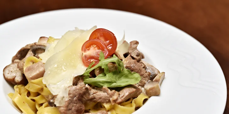 S vůní Středomoří: Čerstvé tagliatelle s omáčkou dle výběru pro 1 nebo 2
