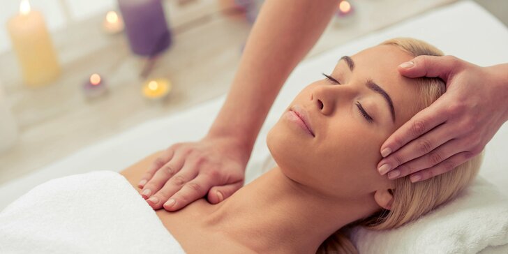 Relaxační masáž obličeje s ošetřením pleti a líčením