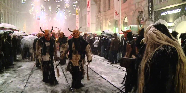 Největší slet čertů Krampuslauf ve Schladmingu a prohlídka Salzburgu