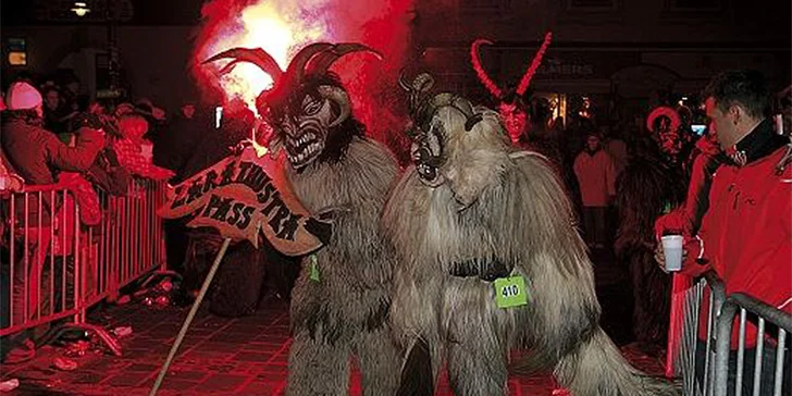 Největší slet čertů Krampuslauf ve Schladmingu a prohlídka Salzburgu