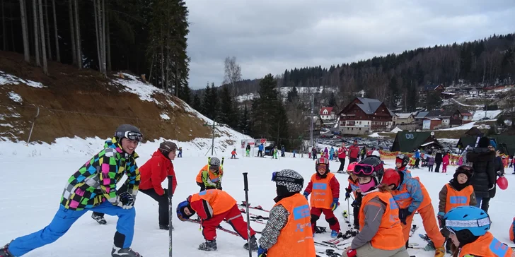 Celodenní lyžařský výcvik pro děti včetně dopravy