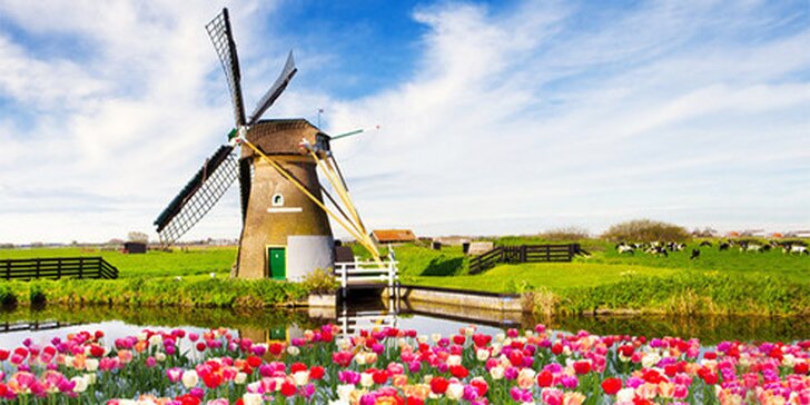 Navštivte rozkvetlé Holandsko - doprava, 2 či 3 noci v hotelu a služby průvodce