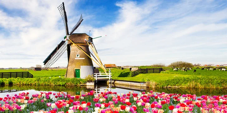 Keukenhof, Zaanse Schans, Volendam, Amsterdam s ubytováním na 1 noc a snídaní